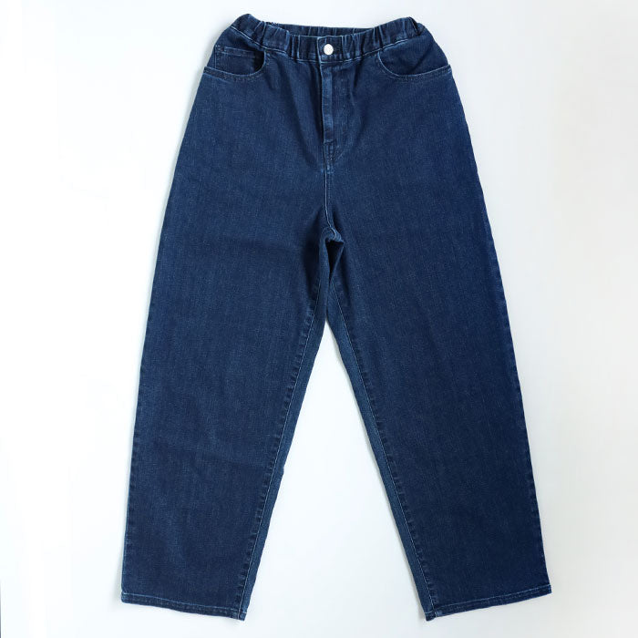 DEEP BLUE 10oz Easy Straight Denim Blue [72968-2] Women's Okayama Kurashiki Jeans 