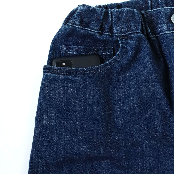 DEEP BLUE 10oz Easy Straight Denim Blue [72968-2] Women's Okayama Kurashiki Jeans 