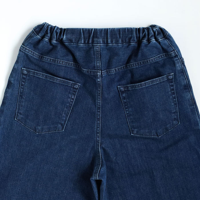 DEEP BLUE 10oz Easy Straight Denim Blue [72968-2] Women's Okayama Kurashiki Jeans 