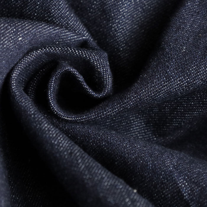 DEEP BLUE loose denim dress in indigo [72970-1] Women's loose fit, figure covering, overalls, jumper skirt, Kurashiki, Kojima