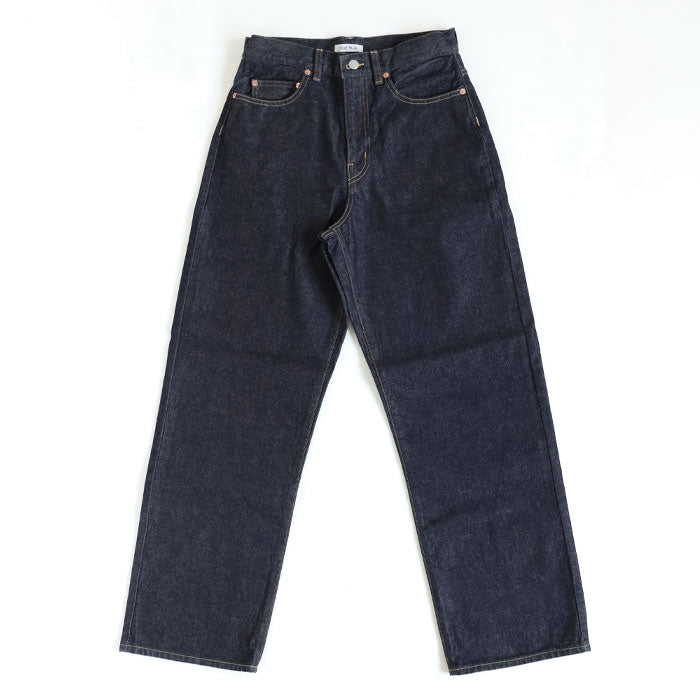 深藍色 13 盎司女式男友牛仔褲 [72988-1] 岡山、倉敷、兒島牛仔褲、褲子