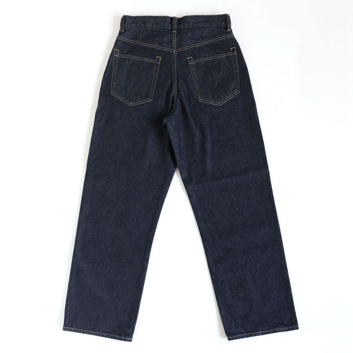 深藍色 13 盎司女式男友牛仔褲 [72988-1] 岡山、倉敷、兒島牛仔褲、褲子