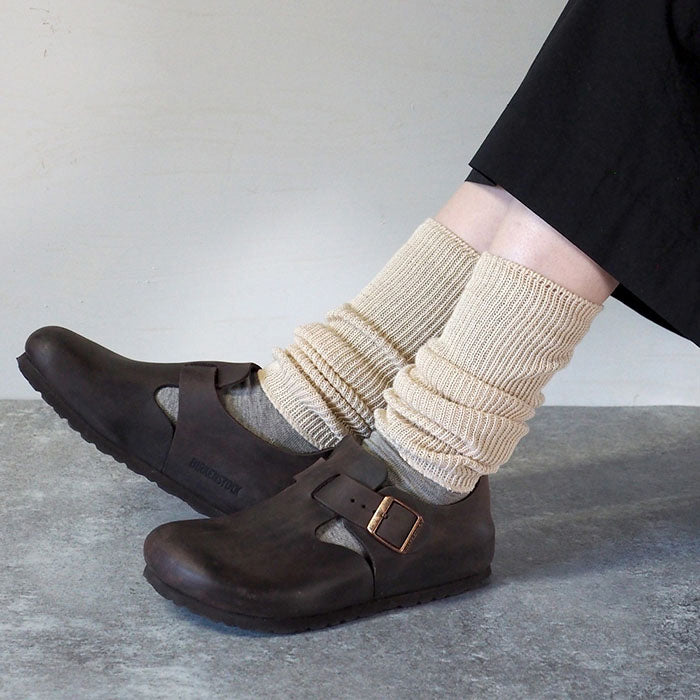 [2 colors] ORGANIC GARDEN Supima cotton x yak ribbed leg and arm warmers [8-0811-99] 