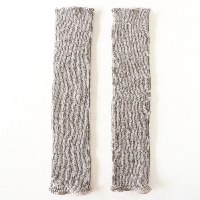 [2 colors] ORGANIC GARDEN Supima cotton x yak ribbed leg and arm warmers [8-0811-99] 