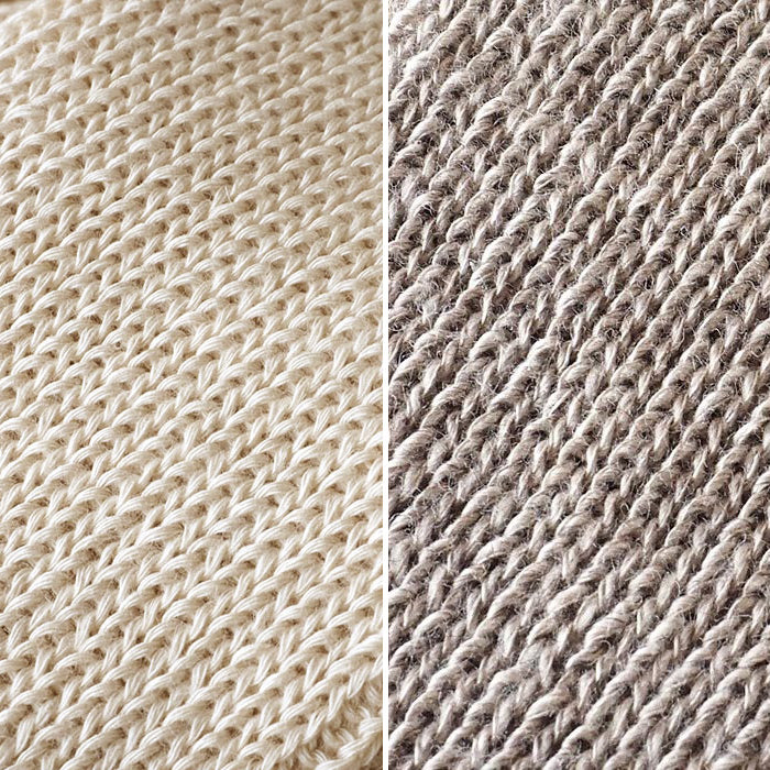 [2 colors] ORGANIC GARDEN Supima cotton x yak ribbed leg and arm warmers [8-0811-99] 