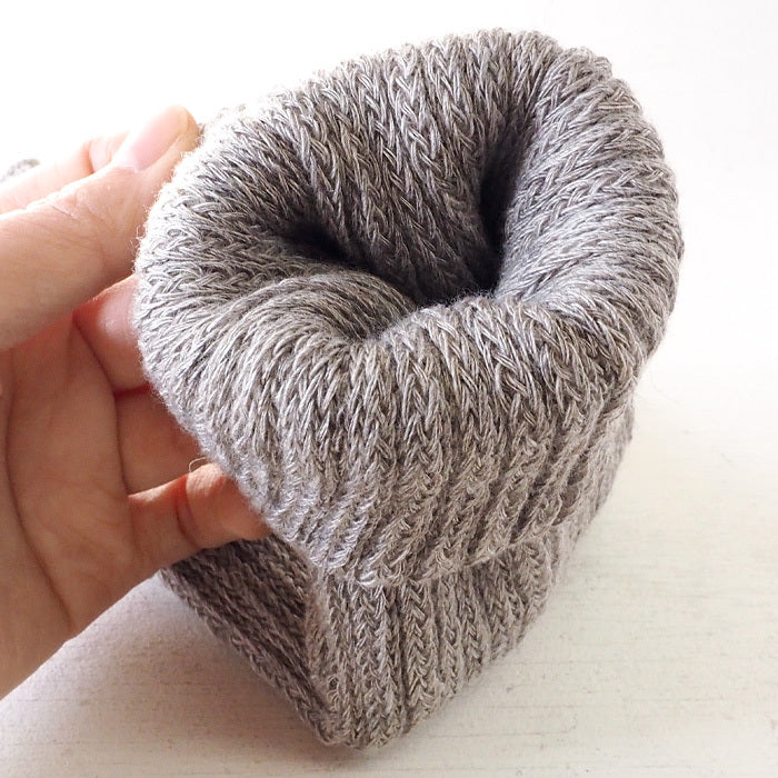 [2 colors] ORGANIC GARDEN Supima cotton x Yak double warmers [8-0812-99] Leg warmers thick