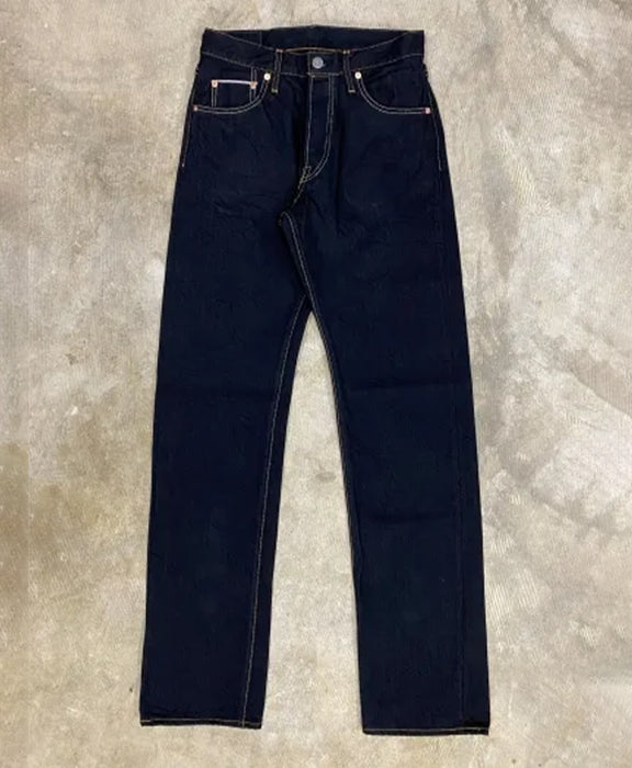 graphzero 15oz slim straight jeans black [GZ-15SLST-BK]