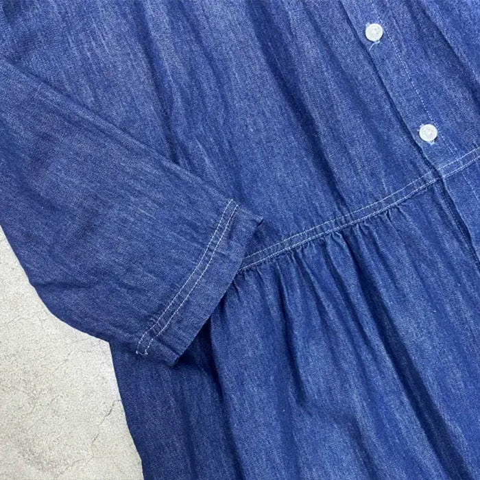 graphzero(グラフゼロ) ドロップワンピース ダークインディゴ レディース [La-DOP-0509-D-ID]