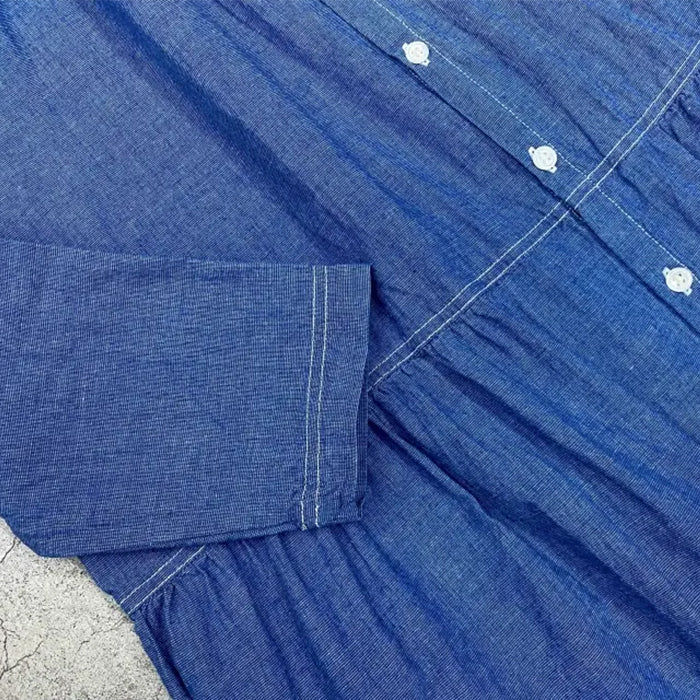 graphzero(グラフゼロ) ドロップワンピース ライトインディゴ レディース [La-DOP-0509-L-ID]