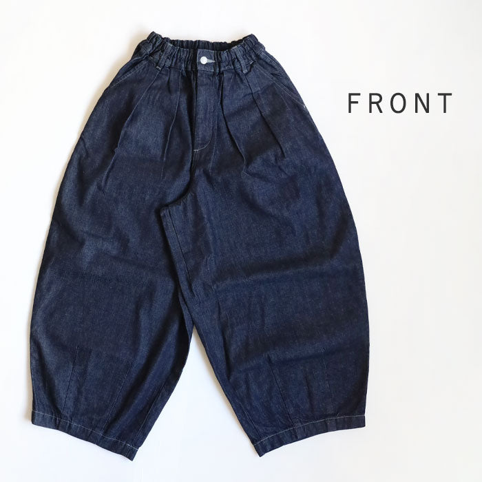 [3 sizes] HARVESTY Denim Circus Pants, One Wash [A11801] Okayama, Kurashiki, Kojima, Standard Clothing Brand 
