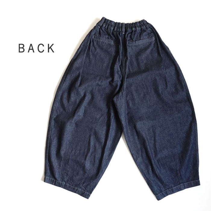 [3 sizes] HARVESTY Denim Circus Pants, One Wash [A11801] Okayama, Kurashiki, Kojima, Standard Clothing Brand 
