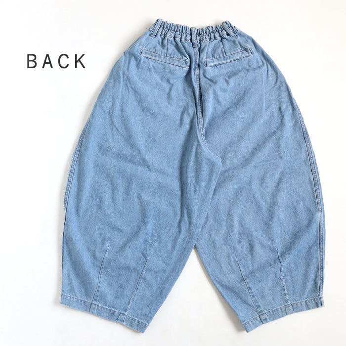 [3 sizes] HARVESTY Denim Circus Pants Light Blue [A11801-LBL] Okayama Kurashiki Kojima Standard clothing brand 