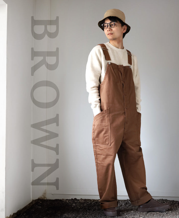 [2 colors, 2 sizes] HARVESTY Chino Overalls [A12008] Okayama Kurashiki Kojima Standard clothing brand 