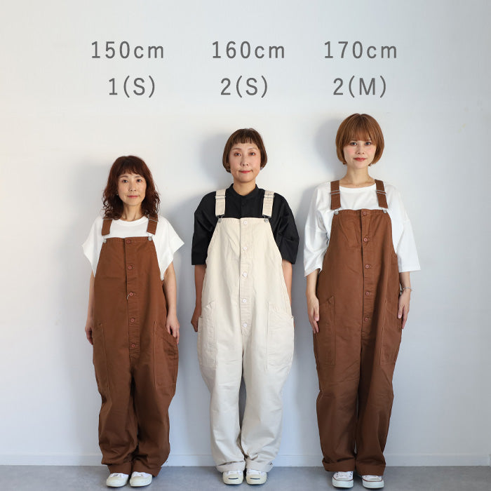 [2 colors, 2 sizes] HARVESTY Chino Overalls [A12008] Okayama Kurashiki Kojima Standard clothing brand 