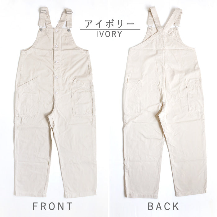 [2 colors, 2 sizes] HARVESTY Chino Overalls [A12008] Okayama Kurashiki Kojima Standard clothing brand 