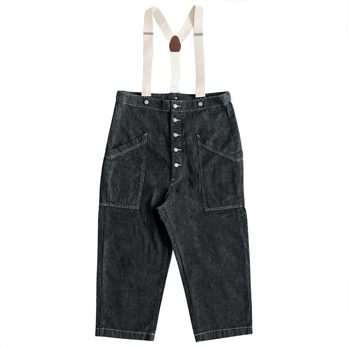 [2 colors, 2 sizes] HARVESTY Suspender Garden Pants for Women and Men [A12401] Okayama, Kurashiki, Kojima, Standard Clothing Brand