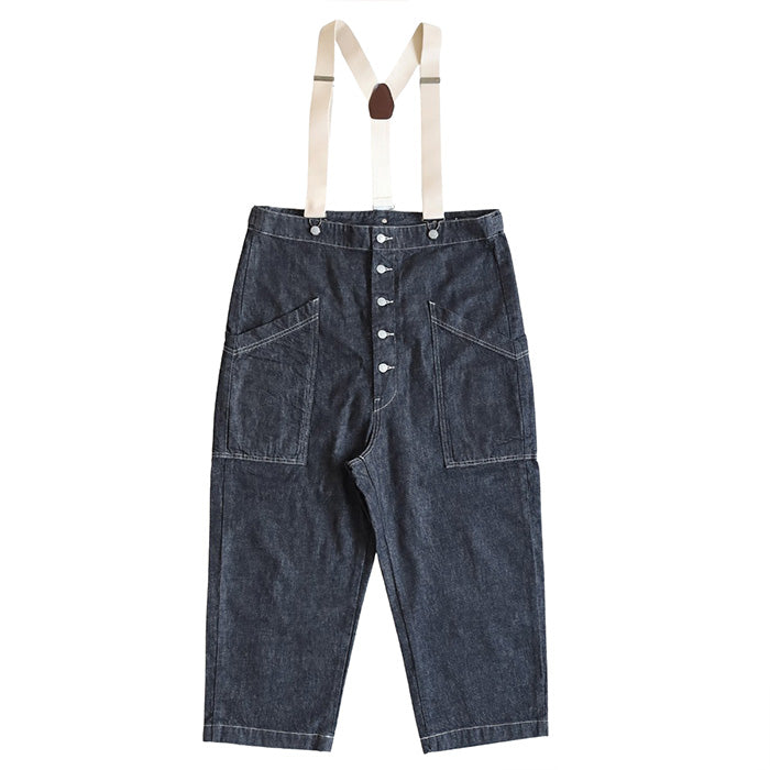 [2 colors, 2 sizes] HARVESTY Suspender Garden Pants for Women and Men [A12401] Okayama, Kurashiki, Kojima, Standard Clothing Brand