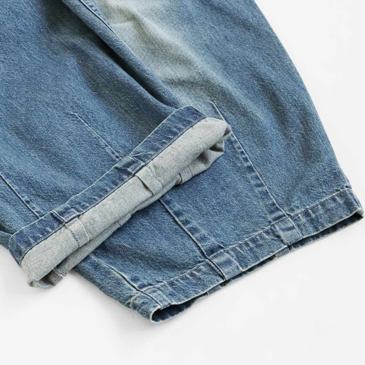 3 sizes] HARVESTY 10oz Denim Circus Pants - Remake Blue for Women