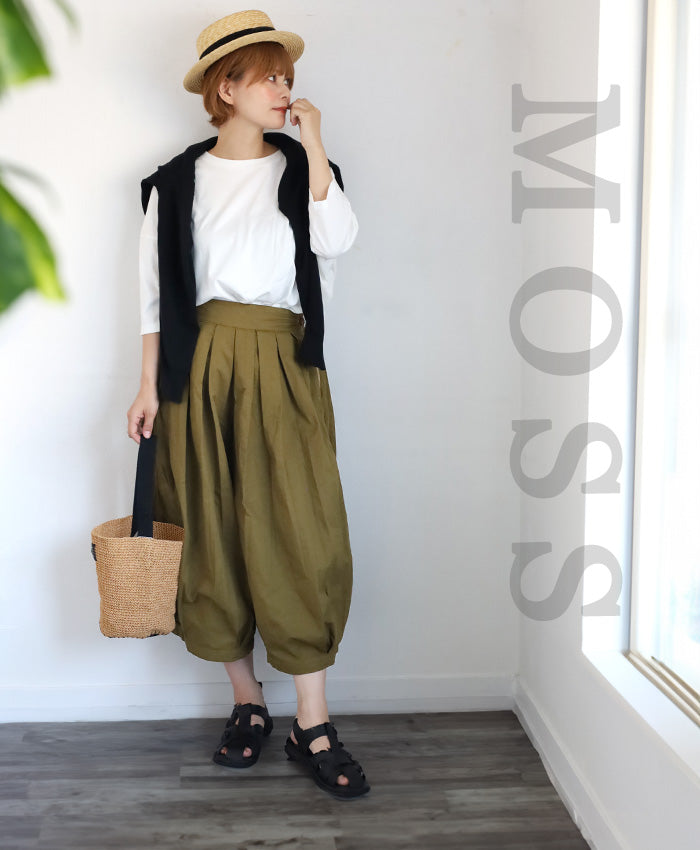 [5 colors, 2 sizes] HARVESTY Circus Culottes [A21609] Okayama Kurashiki Kojima Standard clothing brand 