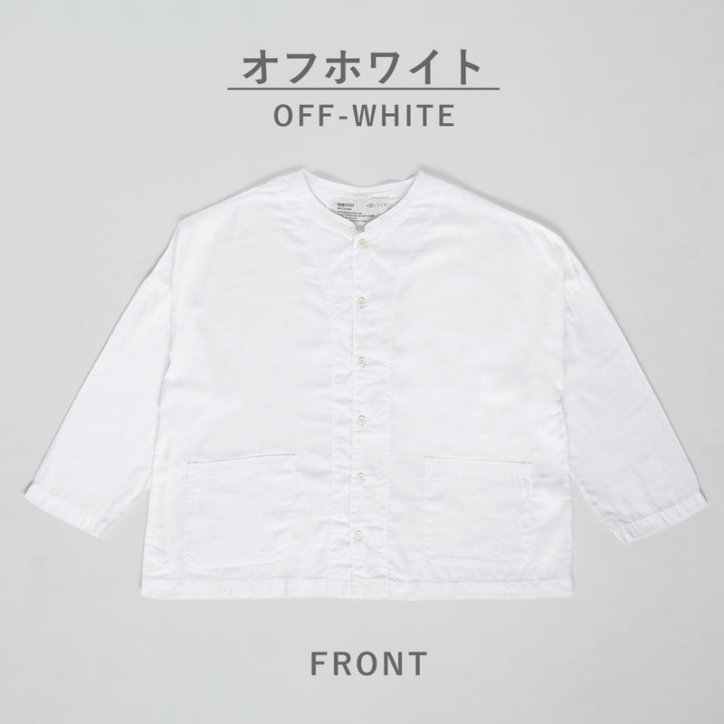 [3 colors, 2 sizes] HARVESTY Women's Atelier Shirt [A31801] Okayama, Kurashiki, Kojima, Staple Clothing Brand, Light Jacket