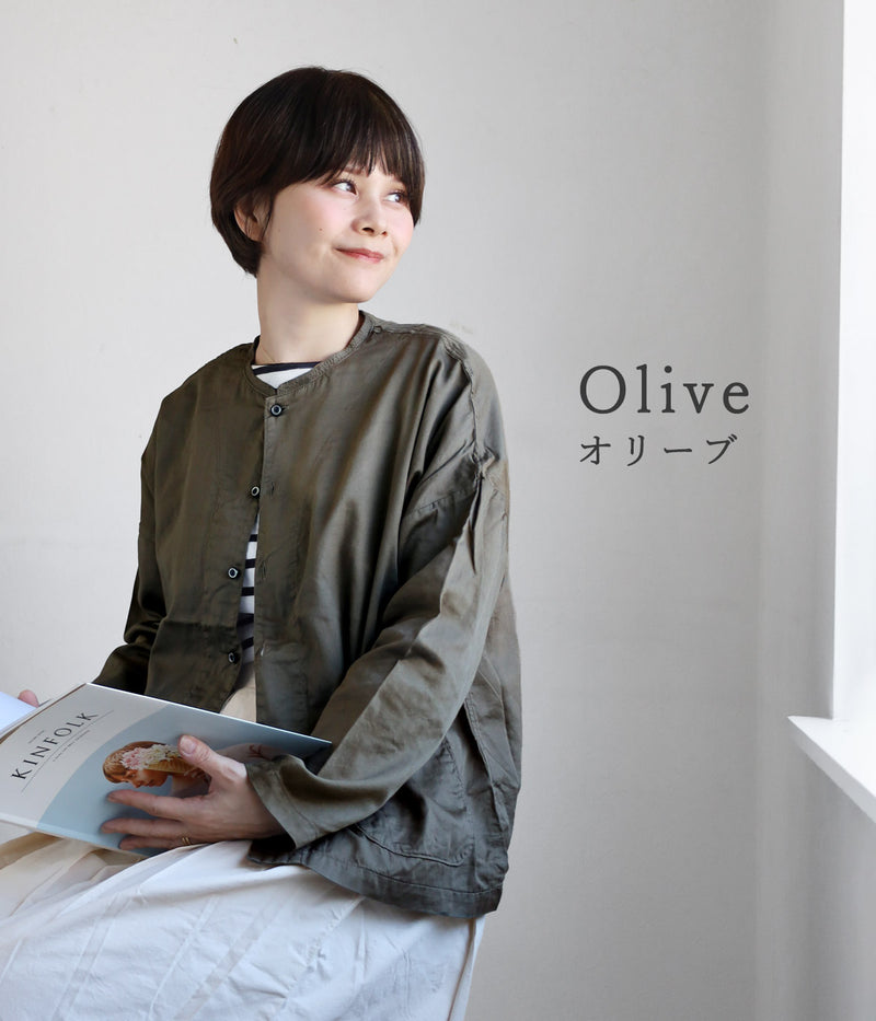 [3 colors, 2 sizes] HARVESTY Women's Atelier Shirt [A31801] Okayama, Kurashiki, Kojima, Staple Clothing Brand, Light Jacket