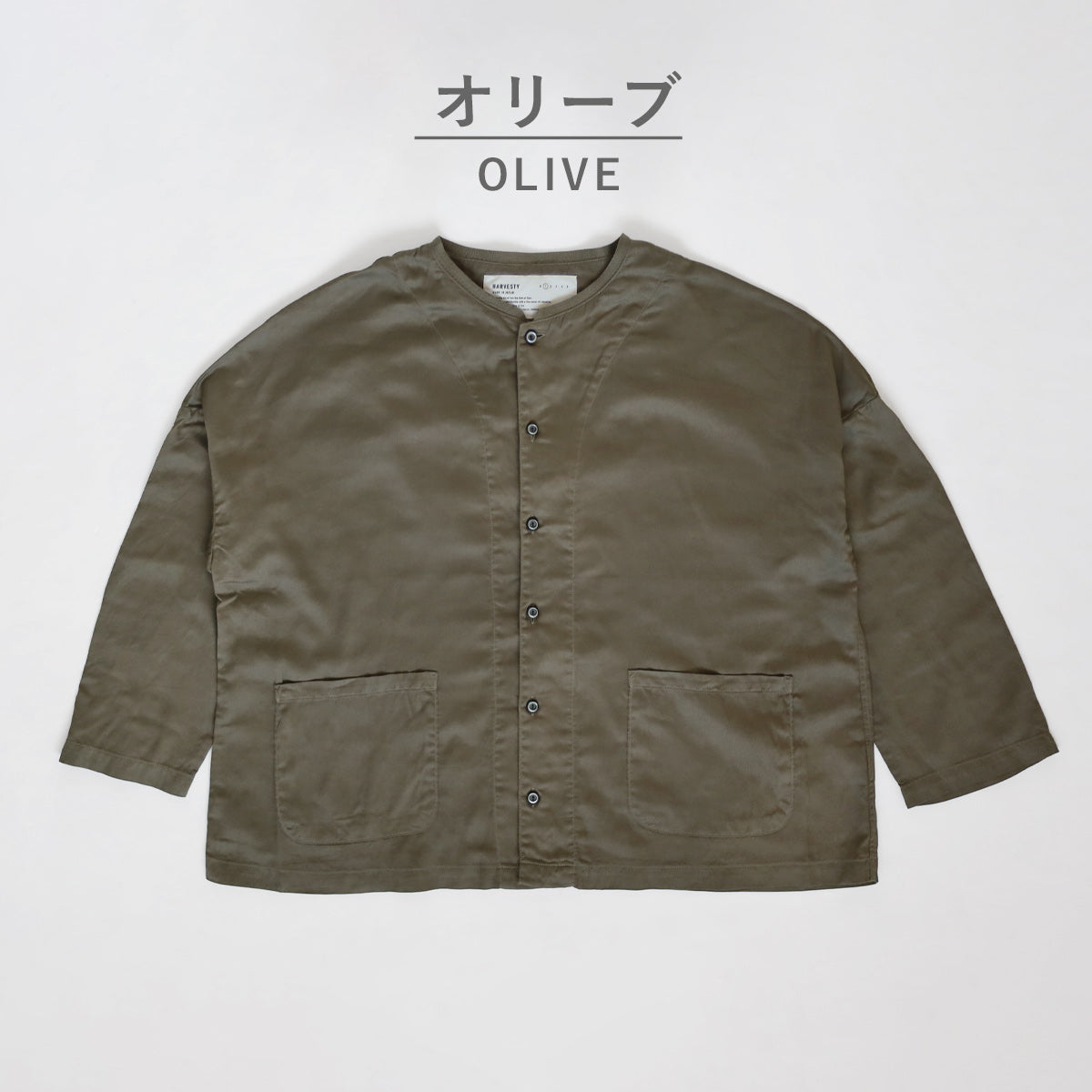 3色・2サイズ】HARVESTY（ハーベスティ）アトリエシャツ レディース