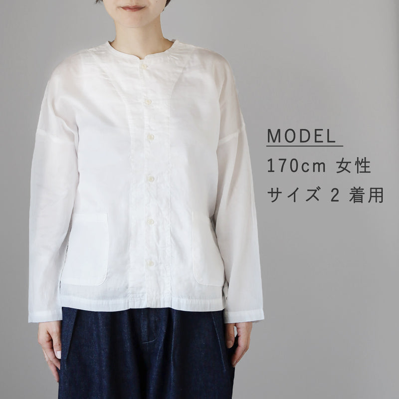 [3 colors, 2 sizes] HARVESTY Women's Atelier Shirt [A31801] Okayama, Kurashiki, Kojima, Staple Clothing Brand, Light Jacket