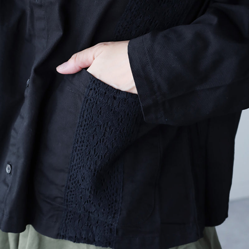 [2 Sizes] HARVESTY Side Lace Atelier Jacket Women's Men's [A32609] Okayama Kurashiki Kojima Classic Brand