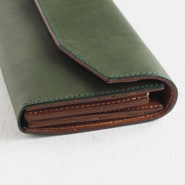 ANNAK Garcon Long Wallet Tochigi Leather Green [AK14TA-B0039-GRN] 