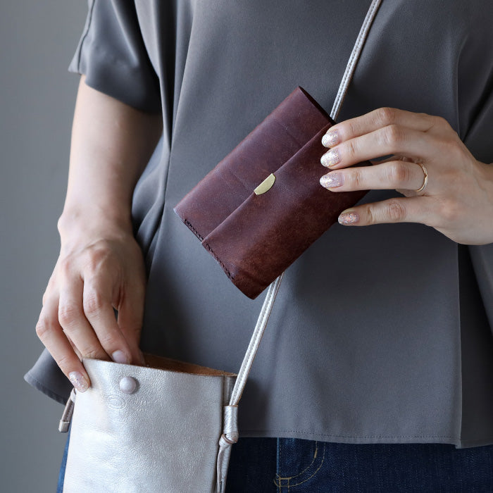 ANNAK Pueblo Leather Trifold Wallet Black [AK17TA-B0060-BLK] 