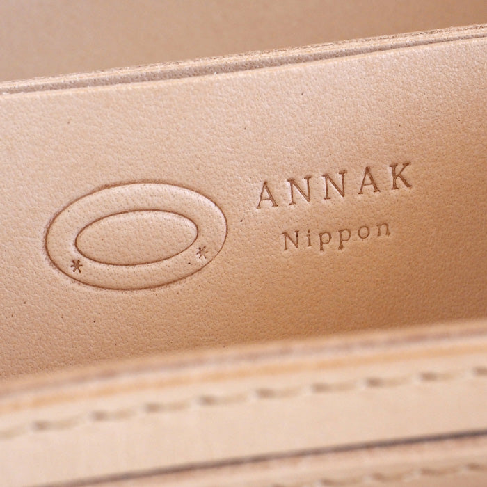 【お札を折らずに収納できる】ANNAK(アナック) コンパクトラウンドジップ財布 本革 泥染め [AK22TA-B0005-DORO]