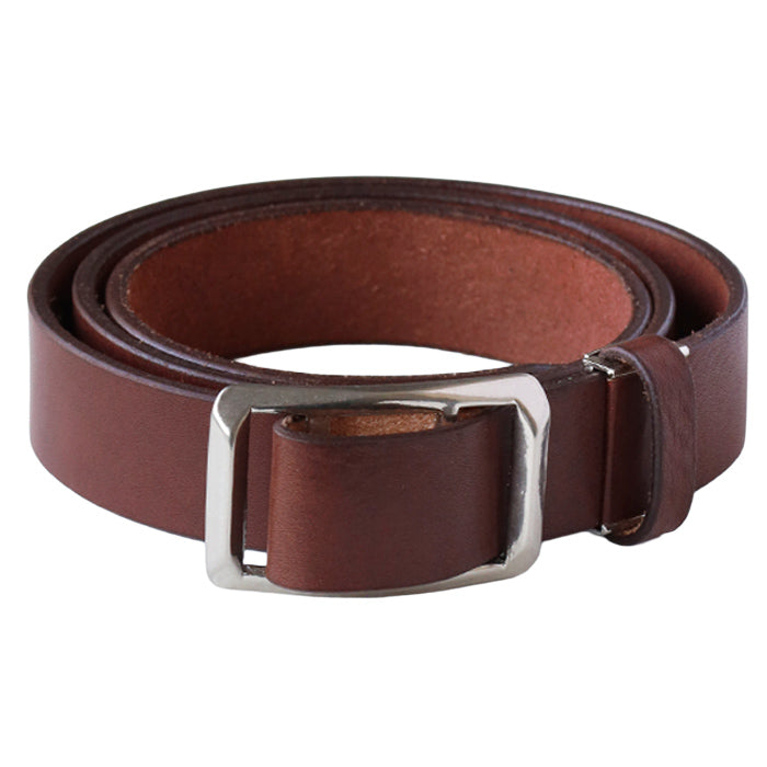 ANNAK Tochigi Leather One-piece Slide Buckle Leather Belt 33mm Width Cowhide Men's [AK23TA-C0001] Taito-ku, Tokyo Leather Belt Brand Mitake Sangyo Founded in 1925 Black Brown 