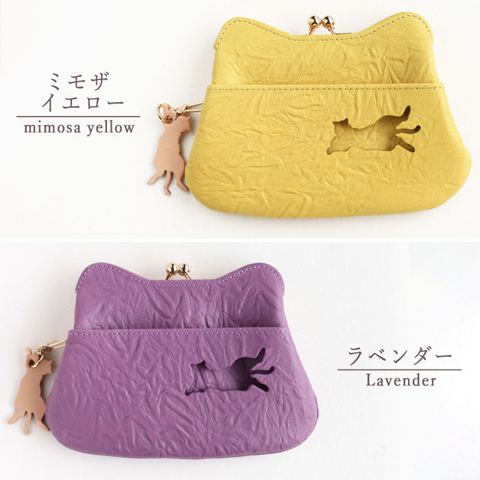 aoneco(アオネコ) がま口 ミニウォレット [an002] 革製品を手がける