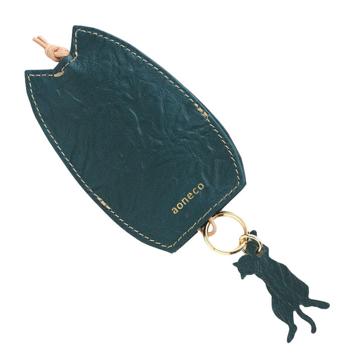 aoneco Key Cover [an006] Leather goods maker Waji's rescue cat project 
