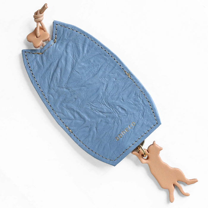 aoneco Key Cover [an006] Leather goods maker Waji's rescue cat project 