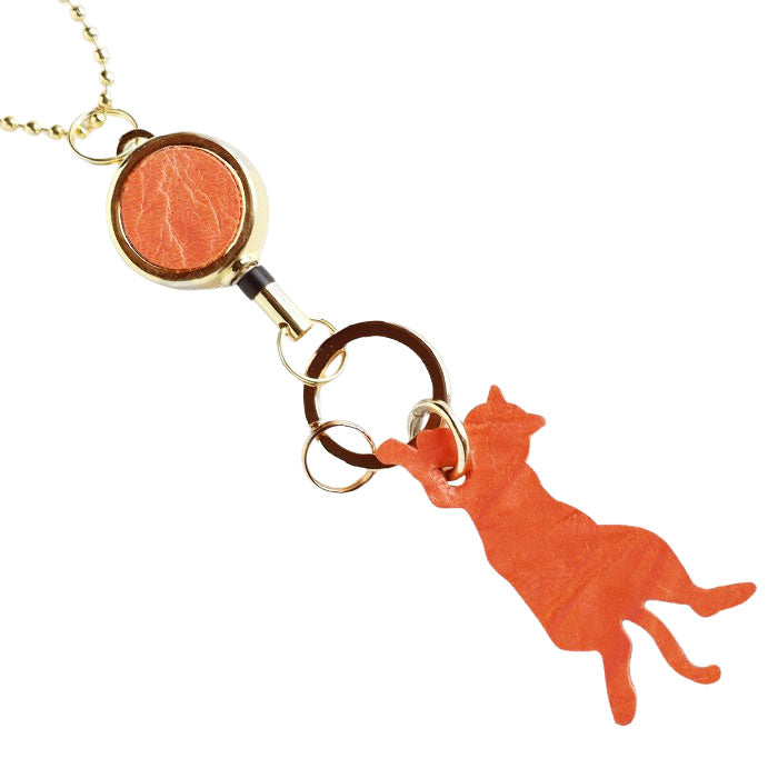 aoneco Keychain with reel [an015] waji's protective cat project keyring keychain