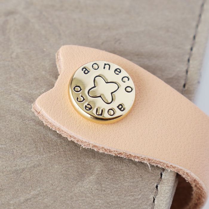 aoneco (Aoneko) Notebook-style multi-smartphone case, medium size [an018] Cat protection project by waji, a leather goods maker Cat Cat Smartphone cover Compatible with multiple models Genuine leather Cute 