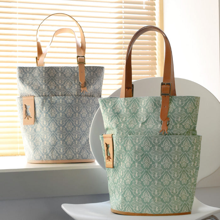 [4 colors] aoneco (Aoneko) Bucket Print Tote Bag [an029] Cat Protection Project by Waji, a leather goods maker Cat Shoulder Bag Handbag 