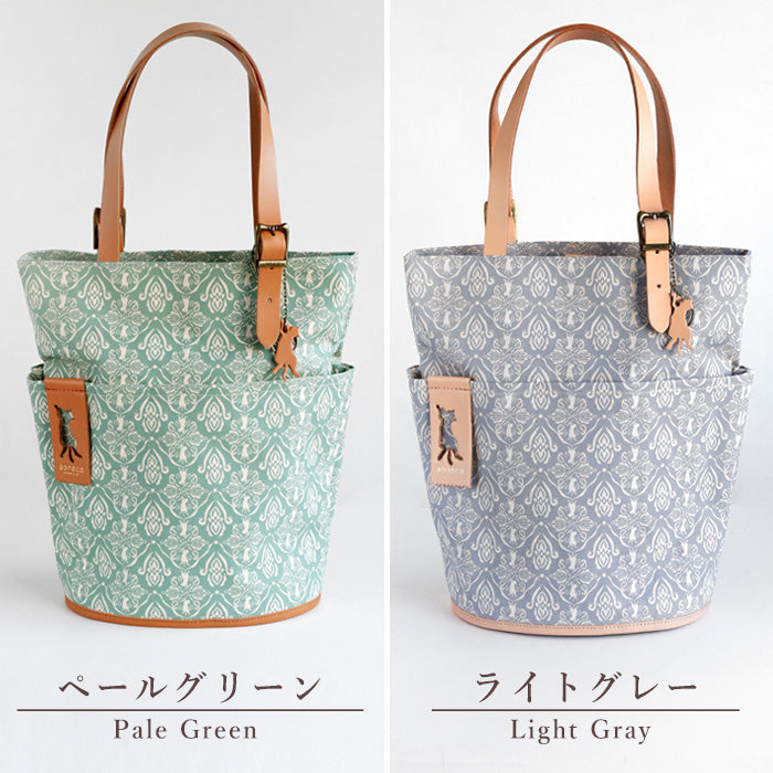 [4 colors] aoneco (Aoneko) Bucket Print Tote Bag [an029] Cat Protection Project by Waji, a leather goods maker Cat Shoulder Bag Handbag 