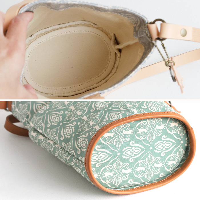 aoneco Bucket Print Shoulder Bag [an030] Leather products maker waji's rescue cat project Cat Cat Shoulder Pochette 