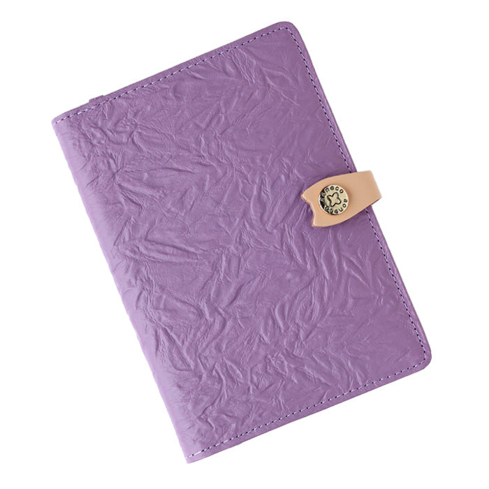 aoneco(アオネコ) A6サイズ 本革 お薬手帳カバー [an044] 革製品を手がけるwajiさんの保護猫プロジェクト 母子手帳 パスポートケース 年金手帳 猫 レザー