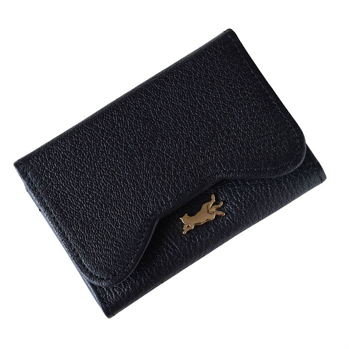 aoneco(アオネコ) 本革 かぶせ名刺入れ レディース メンズ [an053