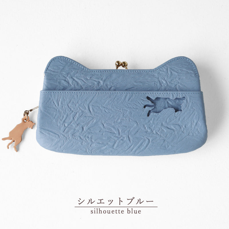 【7色】aoneco(アオネコ) NEW がま口 ロングウォレット [an061] 保護猫 支援 寄付 ブランド レディース 長財布