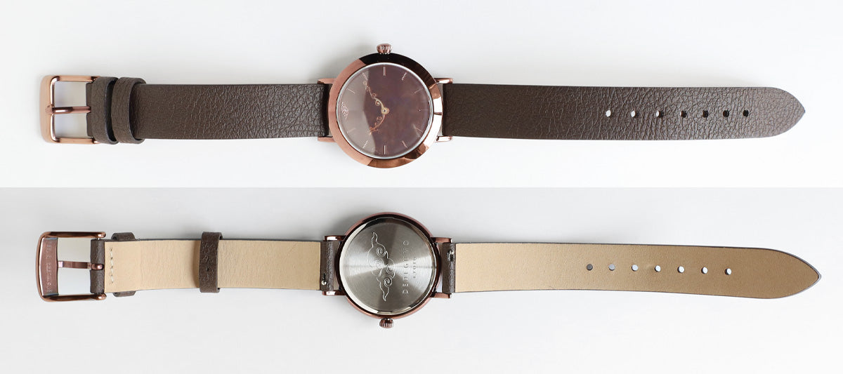 DEDEGUMO(デデグモ) 手作り 腕時計 アニバーサリーウォッチ S ブラウン メンズ レディース [AN31-BR] 京都 ハンドメイド ウォッチ ブランド