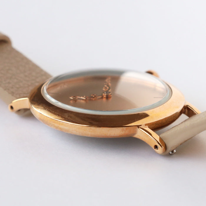 DEDEGUMO Handmade Watch Anniversary Watch S Pink Gold Men's Women's [AN31-PG] Kyoto Handmade Watch Brand 