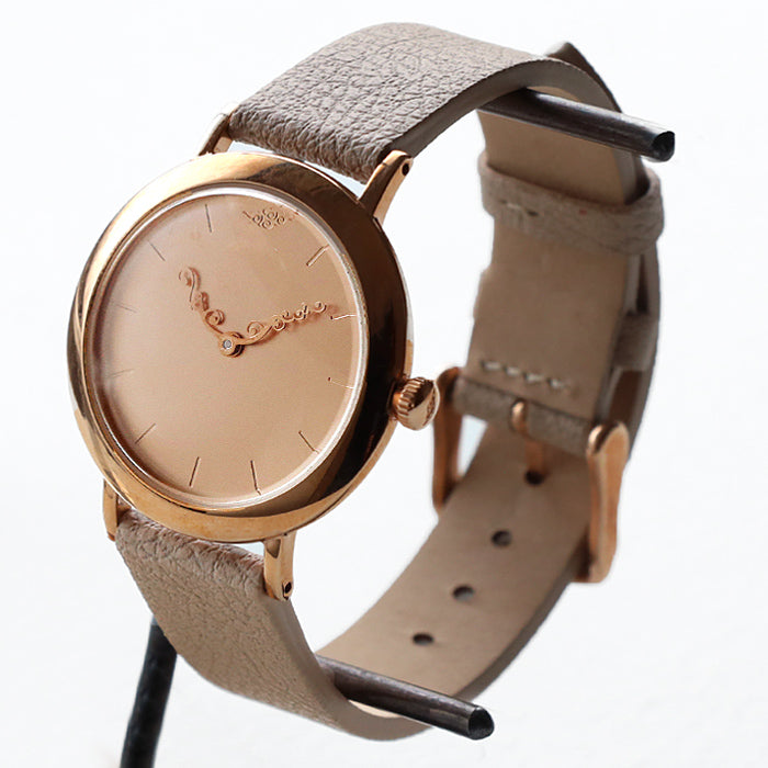 DEDEGUMO Handmade Watch Anniversary Watch S Pink Gold Men's Women's [AN31-PG] Kyoto Handmade Watch Brand 
