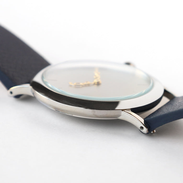 DEDEGUMO(デデグモ) 手作り 腕時計 アニバーサリーウォッチ M シルバー メンズ レディース [AN36-SV] 京都 ハンドメイド ウォッチ ブランド