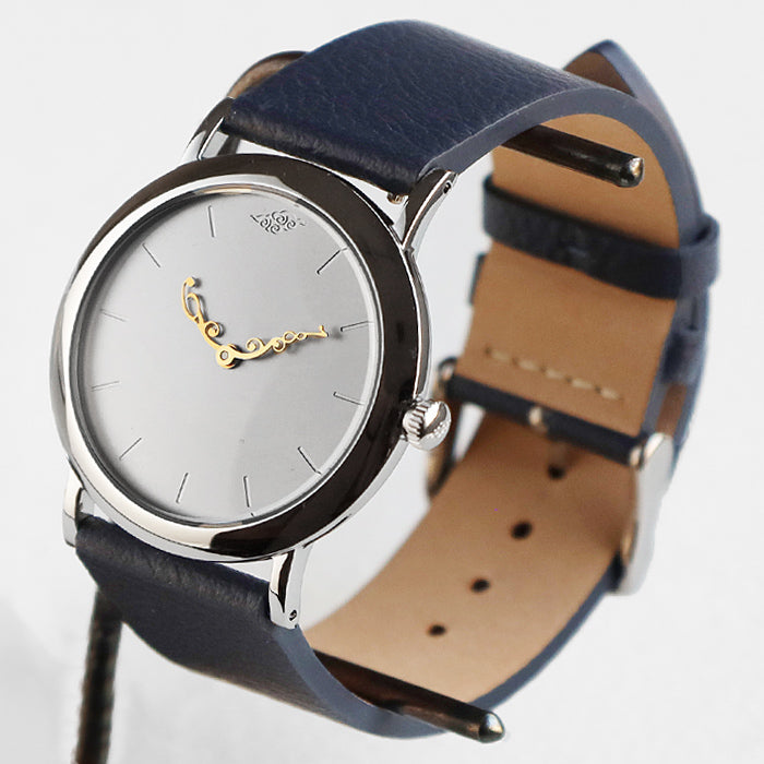 DEDEGUMO(デデグモ) 手作り 腕時計 アニバーサリーウォッチ M シルバー メンズ レディース [AN36-SV] 京都 ハンドメイド ウォッチ ブランド