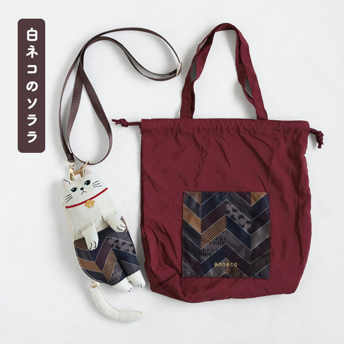 aoneco(アオネコ) necoteko (ネコテコ) トート S [an501] 保護猫 支援 寄付 バッグ ブランド レディース エコバッグ チャーム