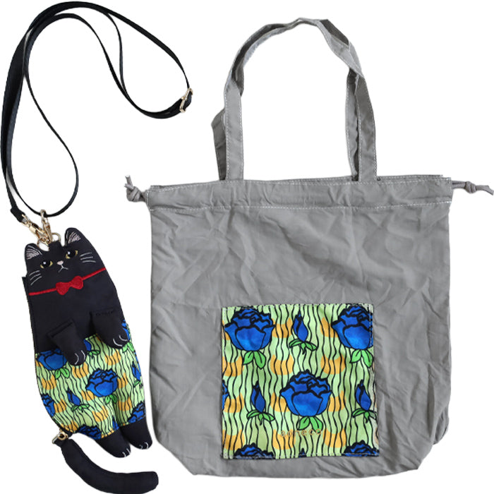 aoneco(アオネコ) necoteko (ネコテコ) トート S [an501] 保護猫 支援 寄付 バッグ ブランド レディース エコバッグ チャーム